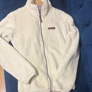 Columbia Off-White Teddy Jacket